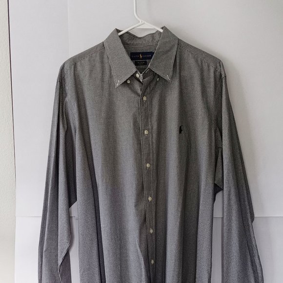 Ralph Lauren Other - RALPH LAUREN Black and White Gingham Button Down Shirt Size XXL